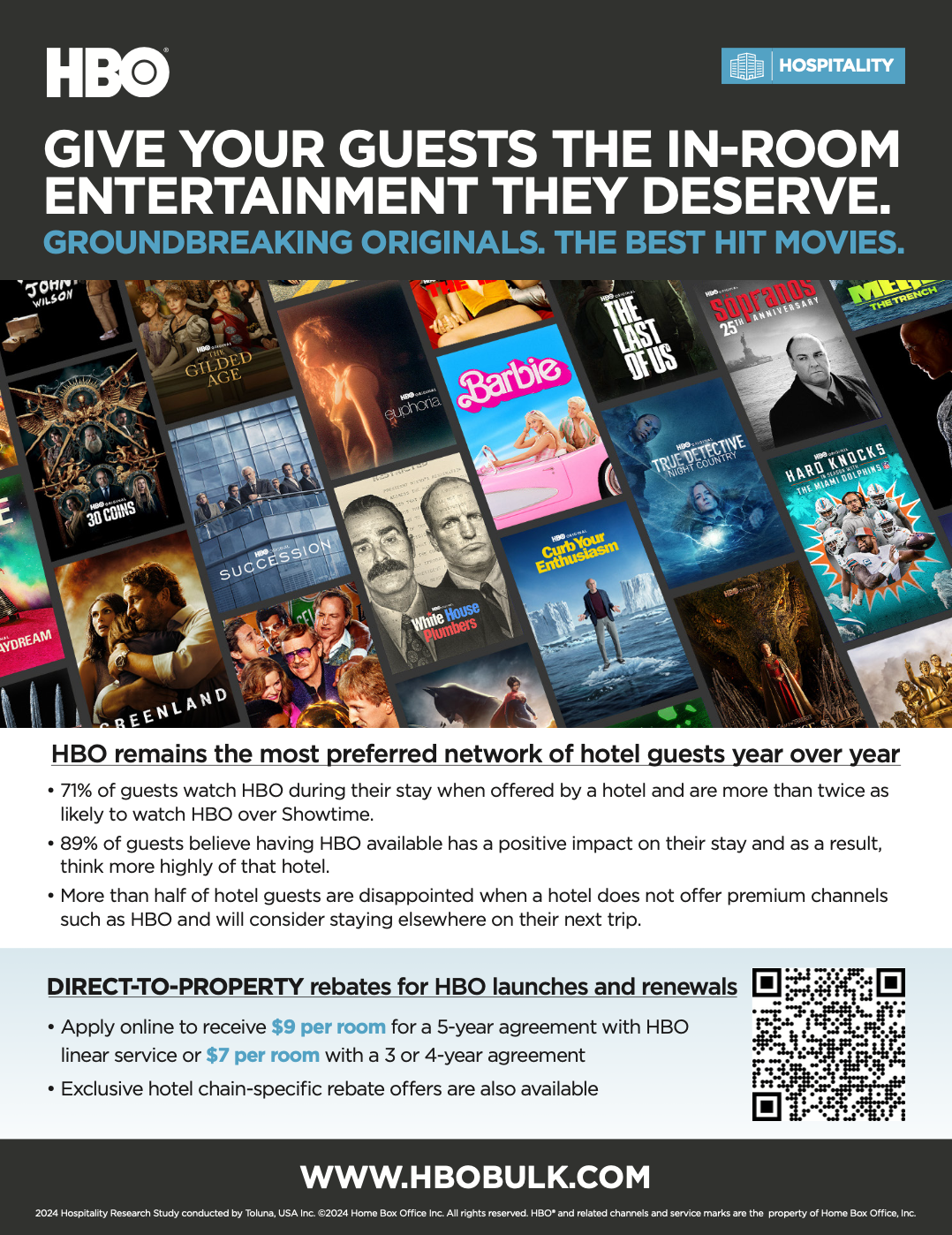 2023 HBO Hospitality Sell Sheet